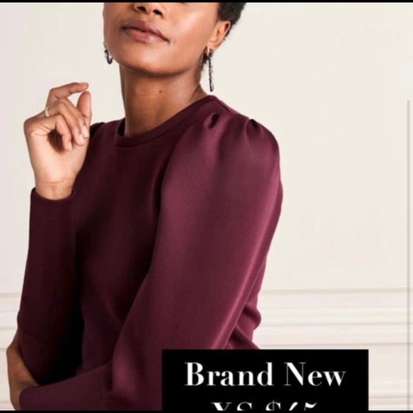 COPY - Neoprene Puff Sleeve Sweater by Stella & Dot - Picture 2 of 8